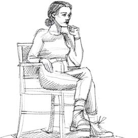 Набросок девушки 