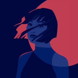 Красное солнце