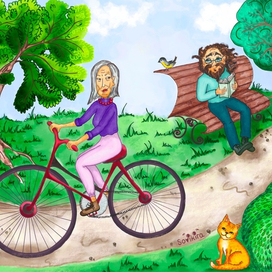 Весенняя иллюстрация