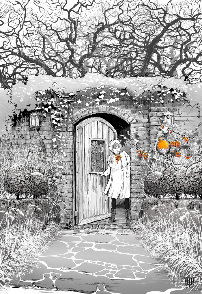 Робин привел Мери в таинственный сад