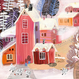 в деревне Мармеладной!