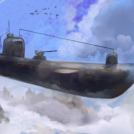 Летающая подводная лодка? 