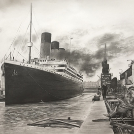 «Титаник» отчаливает из Саутгемптона