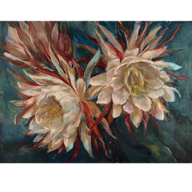 кактус цветет