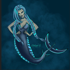 Русалка (Аркейн стиль) 