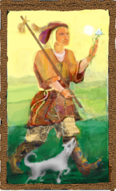 Иллюстрация к карте татро "Шут, дурак"