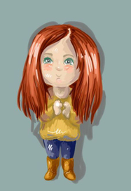 Красная девочка