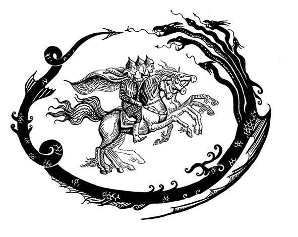 Заставка к сказке.