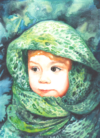 В бабушкиной шали