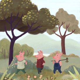 Три поросенка