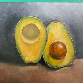 Авокадо в разрезе