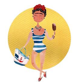 Фрида на отдыхе