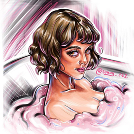 Розовая пена