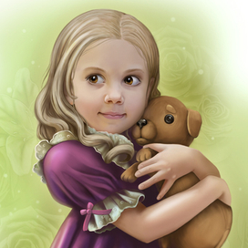 Портрет маленькой принцессы