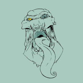 Скетч головы 2