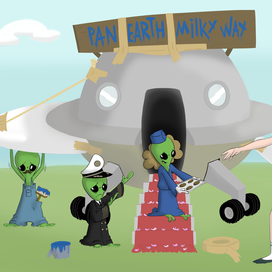 Стали забывать... Инопланетяне.