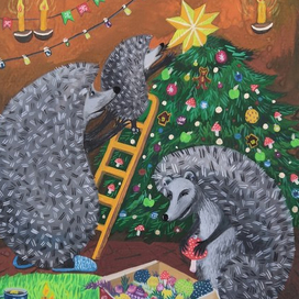 Ежиный календарь. декабрь