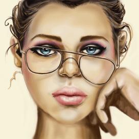 Девочка в очках 