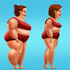 Рекламная иллюстрация спортклуба "Было-Сало"