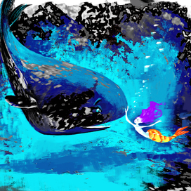 Русалка и кит