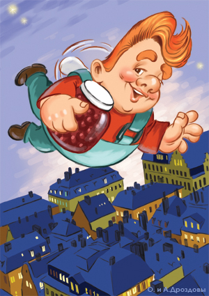 Мужчина в полном расцвете сил над крышами Стокгольма