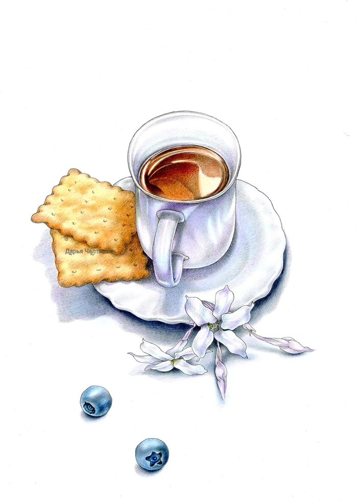 Чай с крекером