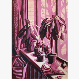 натюрморт в цветной графике