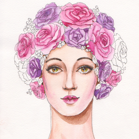 Голова женщины