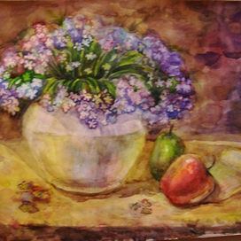 Незабудки и фрукты