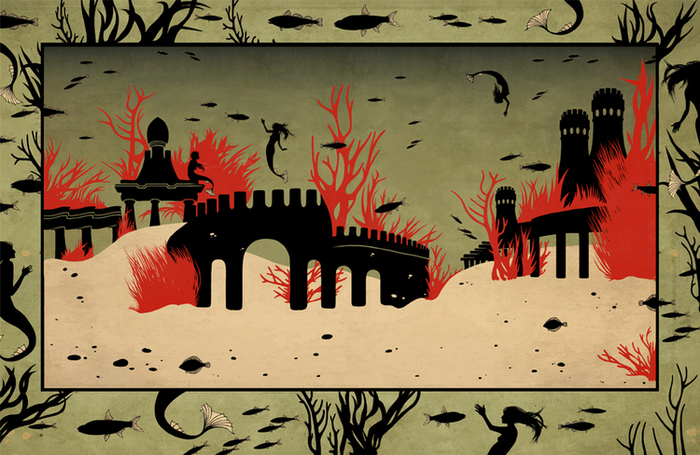 Иллюстрация к сказке Х.К.Андерсена "Русалочка"