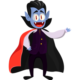 Cute vampire