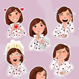 Стикерпак для соц сетей и печати