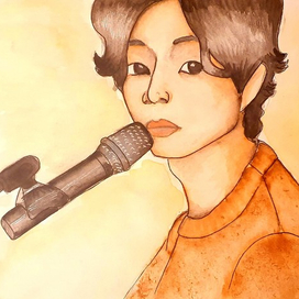 Тэхен с трансляции 24 апреля