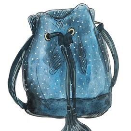 Сумка с кисточками