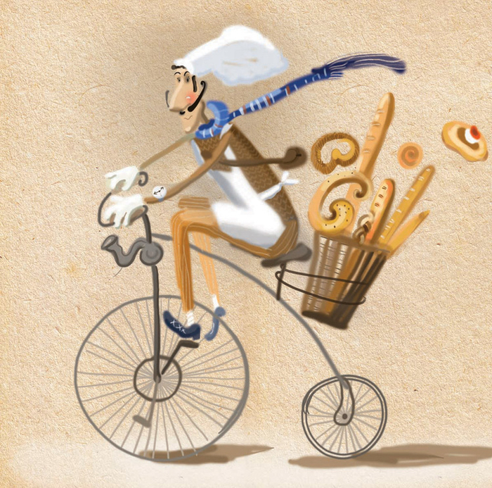 пекарь на велике