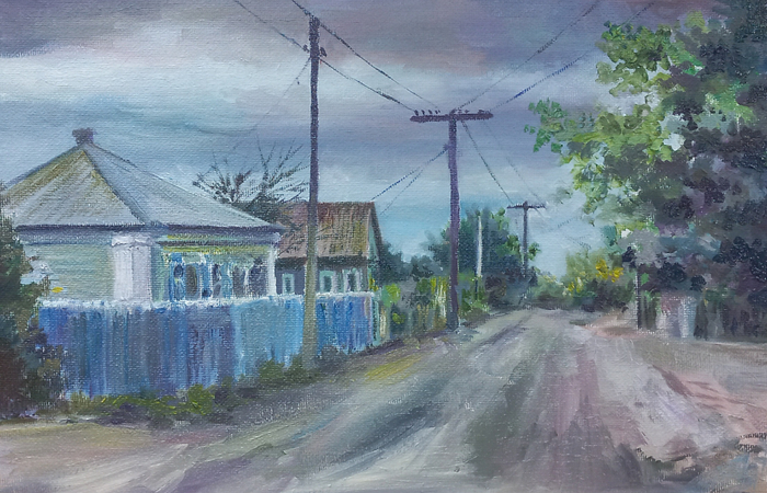 Перед дождём станица Мелиховская