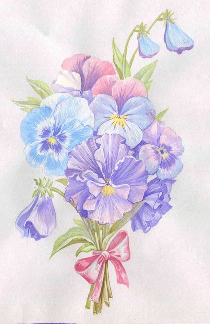 анютины глазки