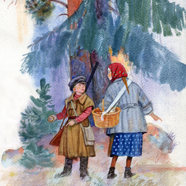 Спор. М.Пришвин. Кладовая солнца.