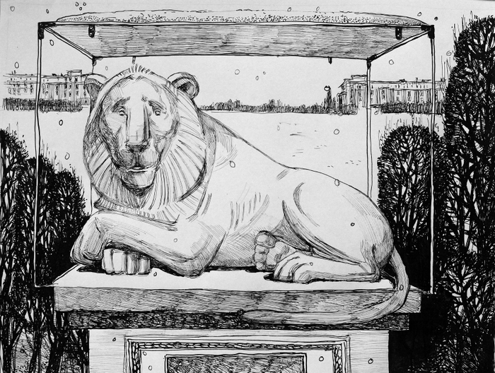 серия"когда снег начнется" В аквариуме