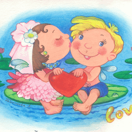 Открытка: LOVE