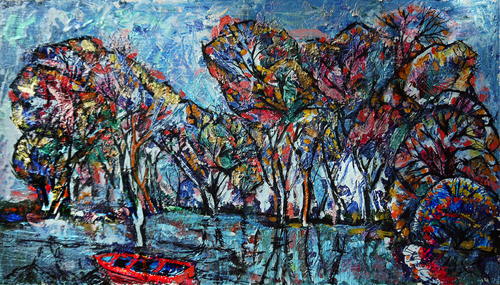 Красная лодочка