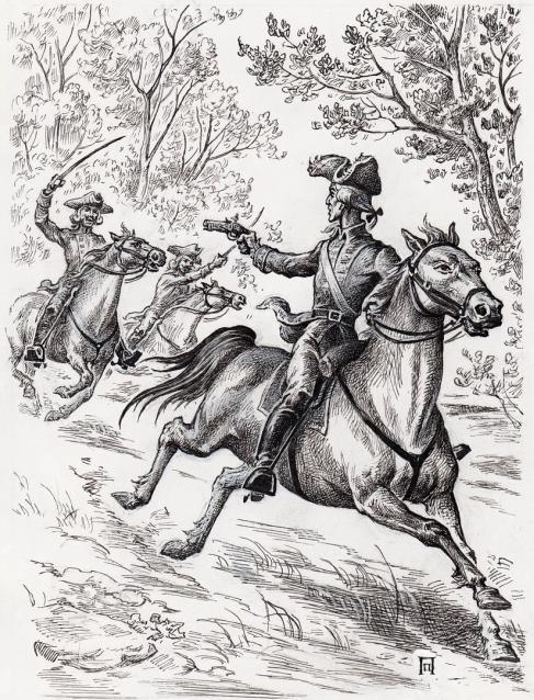 полосная илл. к роману В .Пикуля  ПЕРОМ И ШПАГОЙ  (2)