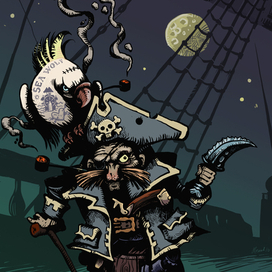 Пират и попугай