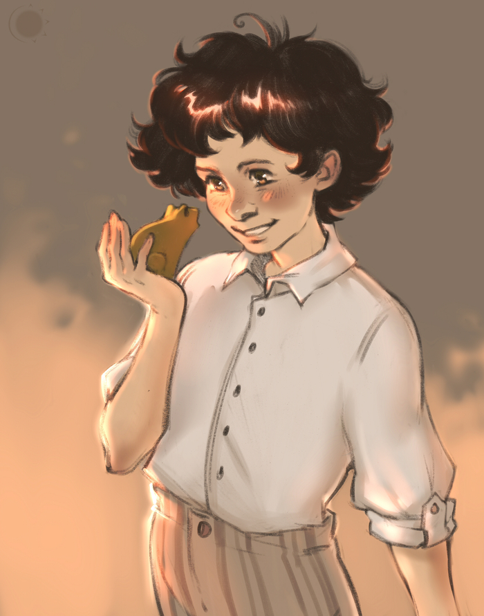 Мальчик и лягушка.