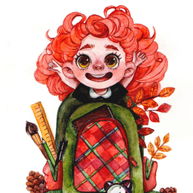 Девочка-осень