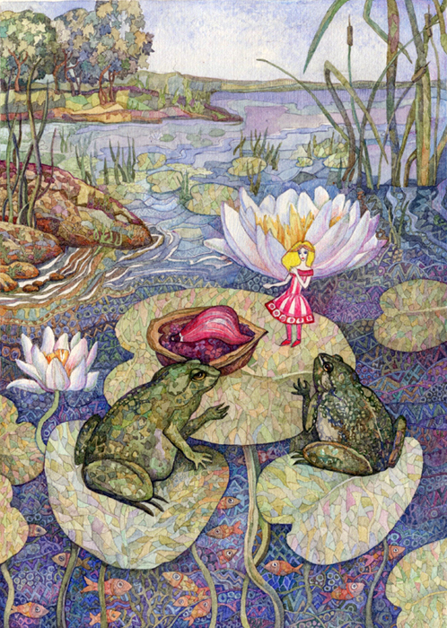 Дюймовочка (у жаб)