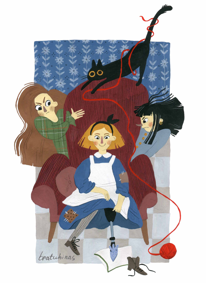 Иллюстрация из серии "Главные герои"