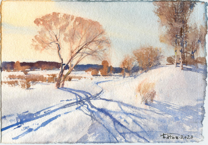 2023010 Зимний мотив