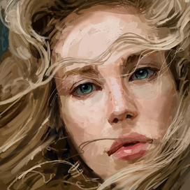 Глаза блондинки