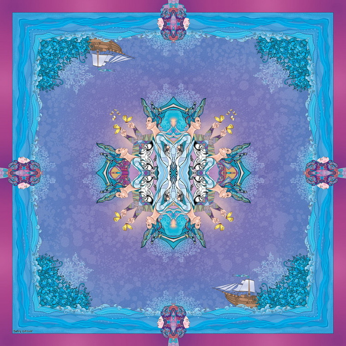 Платок Кораблик